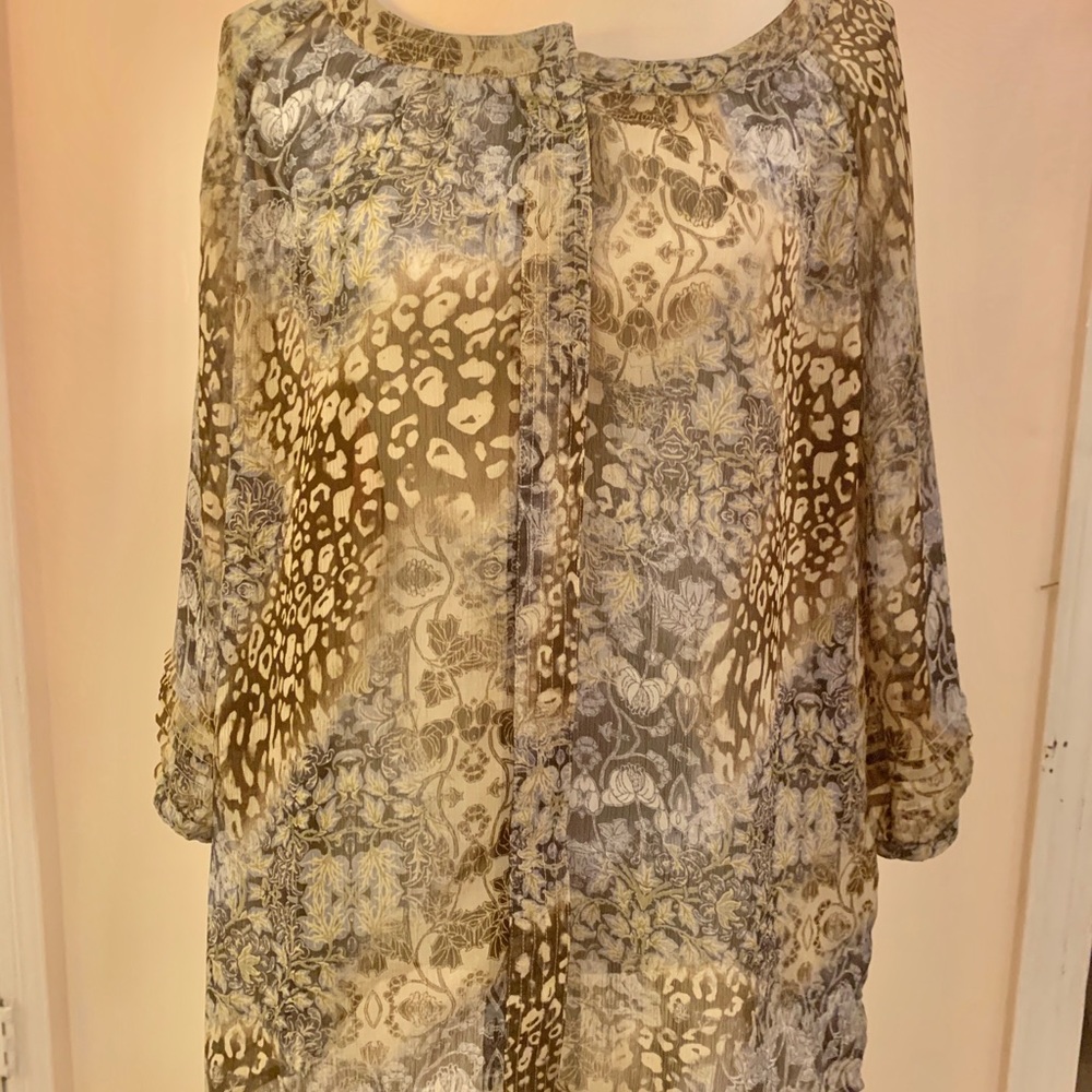 Large Liz Claiborne sheer blouse